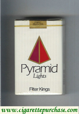Pyramid Lights Filter Kings cigarettes soft box